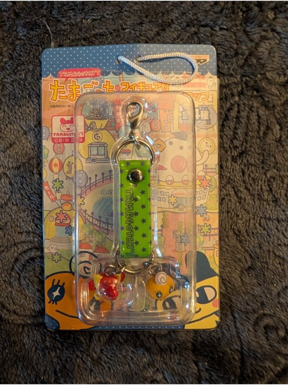 Tamagotchi Mini Strap with Figure Memetchi & Yatchi